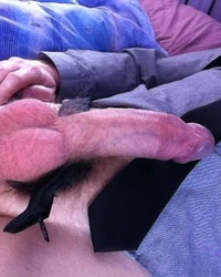 Big cock tied up
