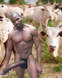African Cattle Herdsman