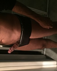 Underwear cock pop out pic