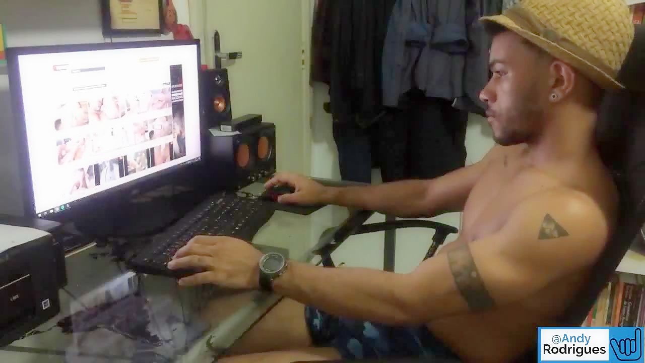 NEW!  Andy watches porn