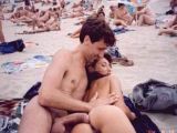Big erection at nudist beach
