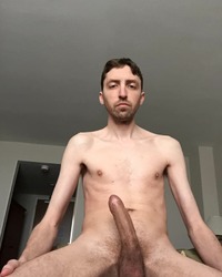 Skinny guy with big cock