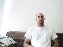 Webcam Big Bald Male