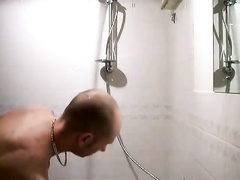 Huge shower cock