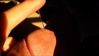 HUGE Uncut Cock Precum Cock