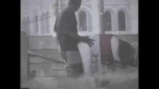 interracial, public fuck