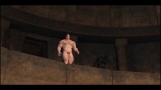 Hot Muscle Gay  Toon