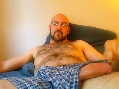 Hot Daddy Bear With A Big Stiff Cock