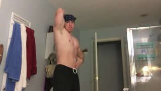 Bandana Muscle Stud Milking his manmeat