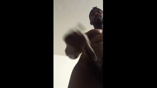 awesome black cock.huge cum shot