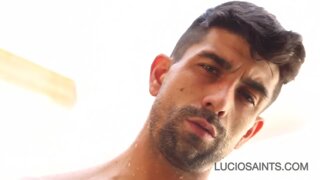 Solo Stroking Big Cock