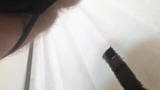 9inch breeder deposits cum over gloryhole