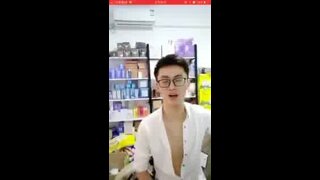 A boy with a huge penis