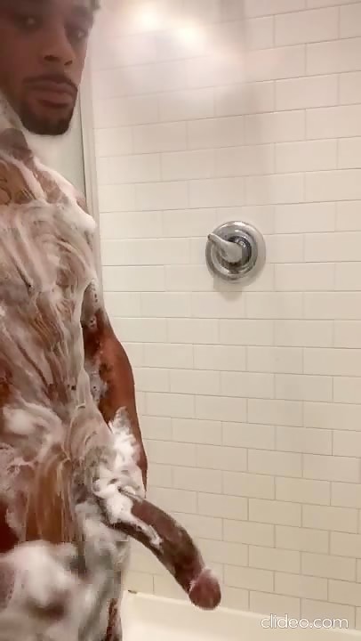 Lots of soap and Lots of cock