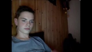 Cute Twink with huge juicy cock