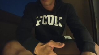 BWC Stud Cumming on Webcam