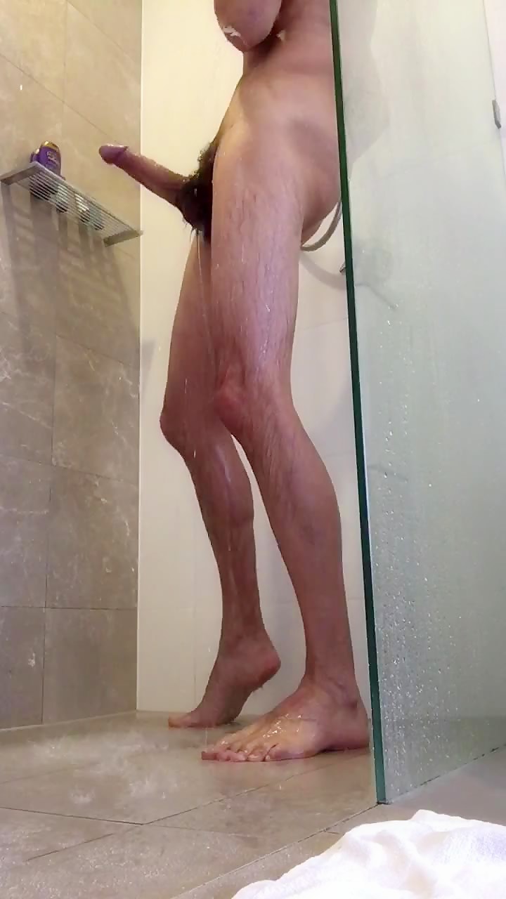 Huge cock in the shower