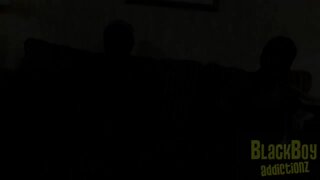 guy with big black cock fucks friend