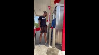 BIG DICK AT THE GAS STATION