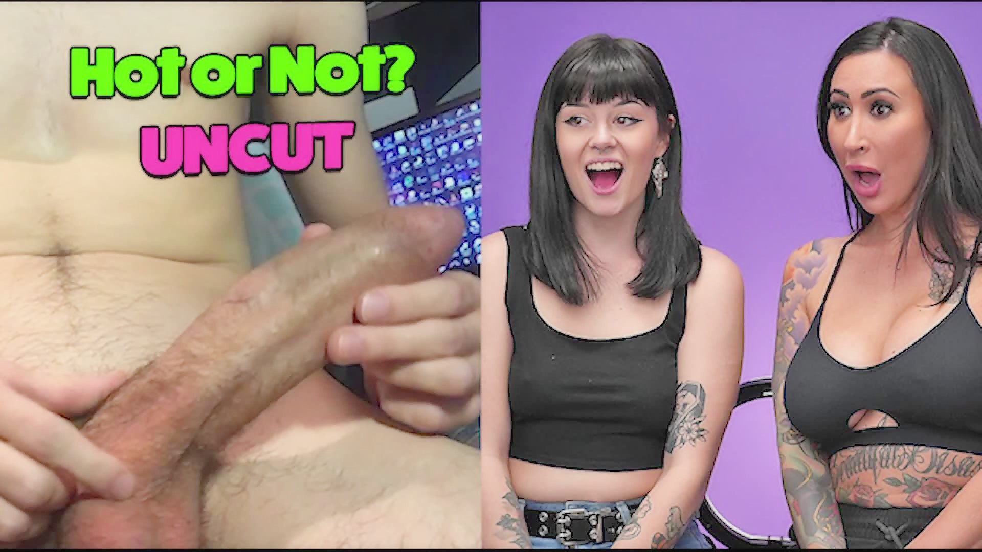 Cut or Uncut The girls React She Reacts