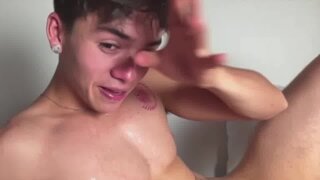 Cute Twink with fat cock