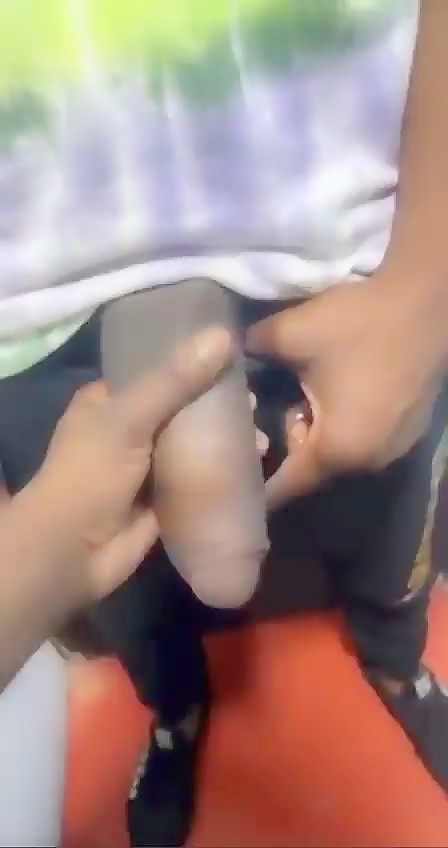 Haitian letting guy grab his monster cock