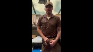 This UPS driver always delivers the package