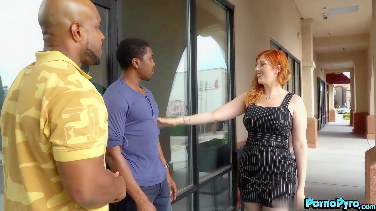 Redhead Lauren Phillips Has ThreeWay With Two Black Guys