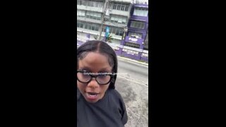 Black size queen picks up huge donkey bbc