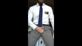 Naughty Mormon Missionary Beats Off PA Pierced Dick
