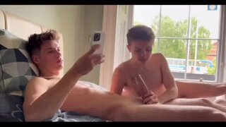 Liam Sucks A Huge Cock !