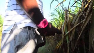 A Huge Dick African Twink Jerksoff