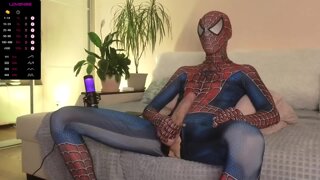 SPIDERMAN STROKE HIS DICK