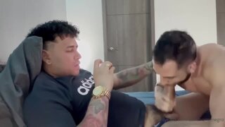 Thickly Hung Uncut Stud Fucks & Breeds His Bro