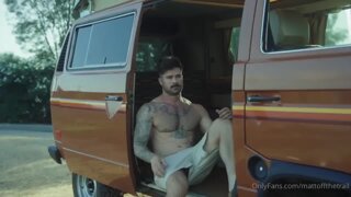 Two Smoking Hot Bros Fuck Right Beside the Highway