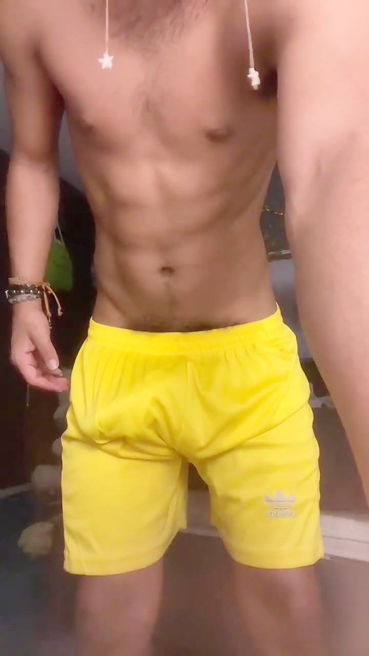 bulge through shorts