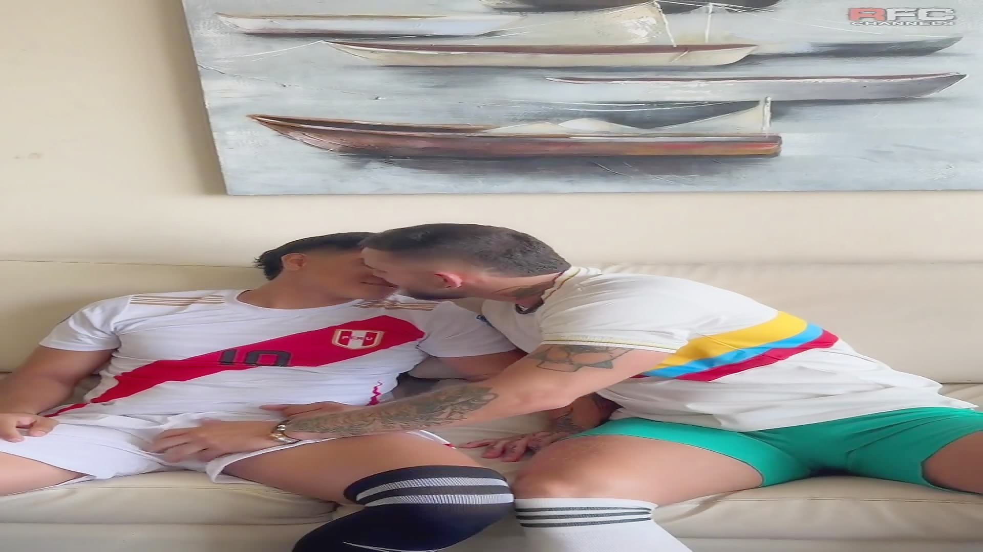 Soccer Latinos bareback