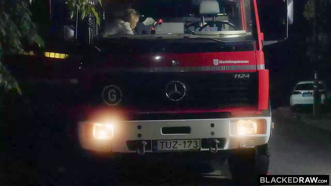 Blonde worships slim muscled BBC