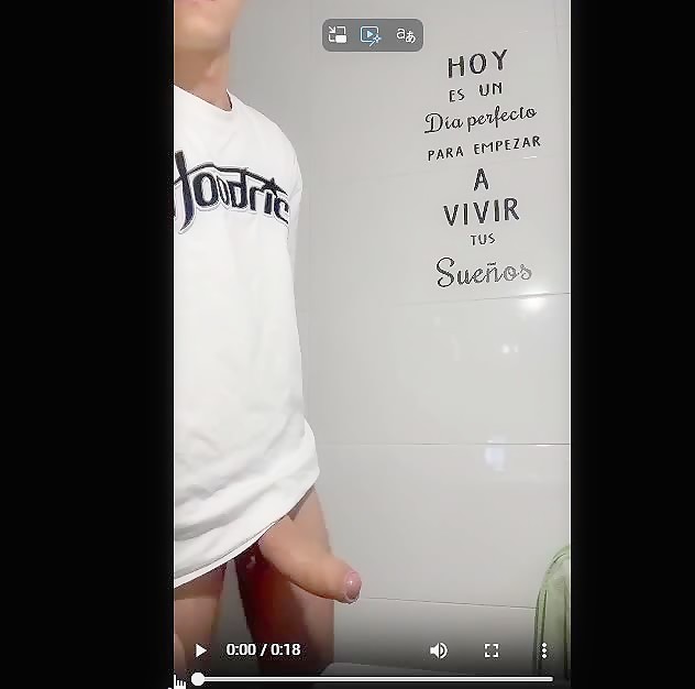 Hot dude with huge cock