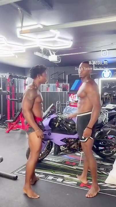 BBC black African bodybuilder