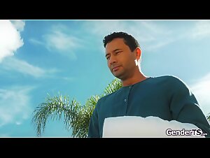 That outdoor massage got my ts dick hard