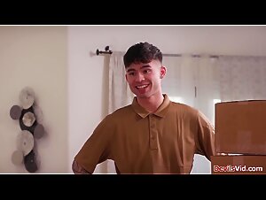 Milf bffs taking turns fucking teen dude