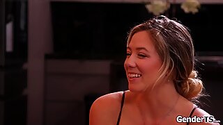 Busty tgirl anal fucks guy ifo his wife