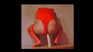 Shemale Robert Melissa dildo fucking