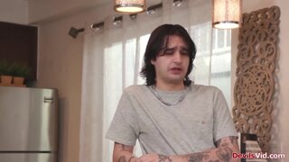 Lesbian wants to try roommates big cock