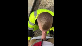 ReddieXXL on TradesManCock !!!!