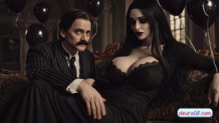 Creepy family mysteries unfold with cum-drenched Wednesday meetings