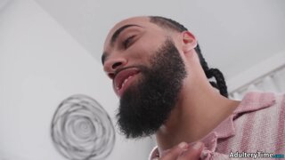 B-Day Girl Venus Valencia Gets Spit Roasted By Real Cock & Strapon Dildo