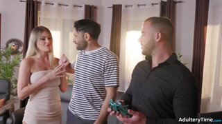Russian Babe Zlata Shine Threesome With Studs Sabby AKA Zack & Emmanuel Torquemada
