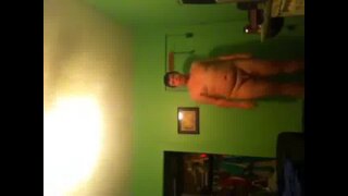 Chubby Guy Strokes Small Cock